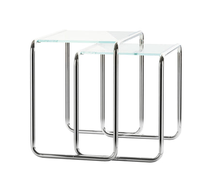 Thonet B 9 sett med glassplater