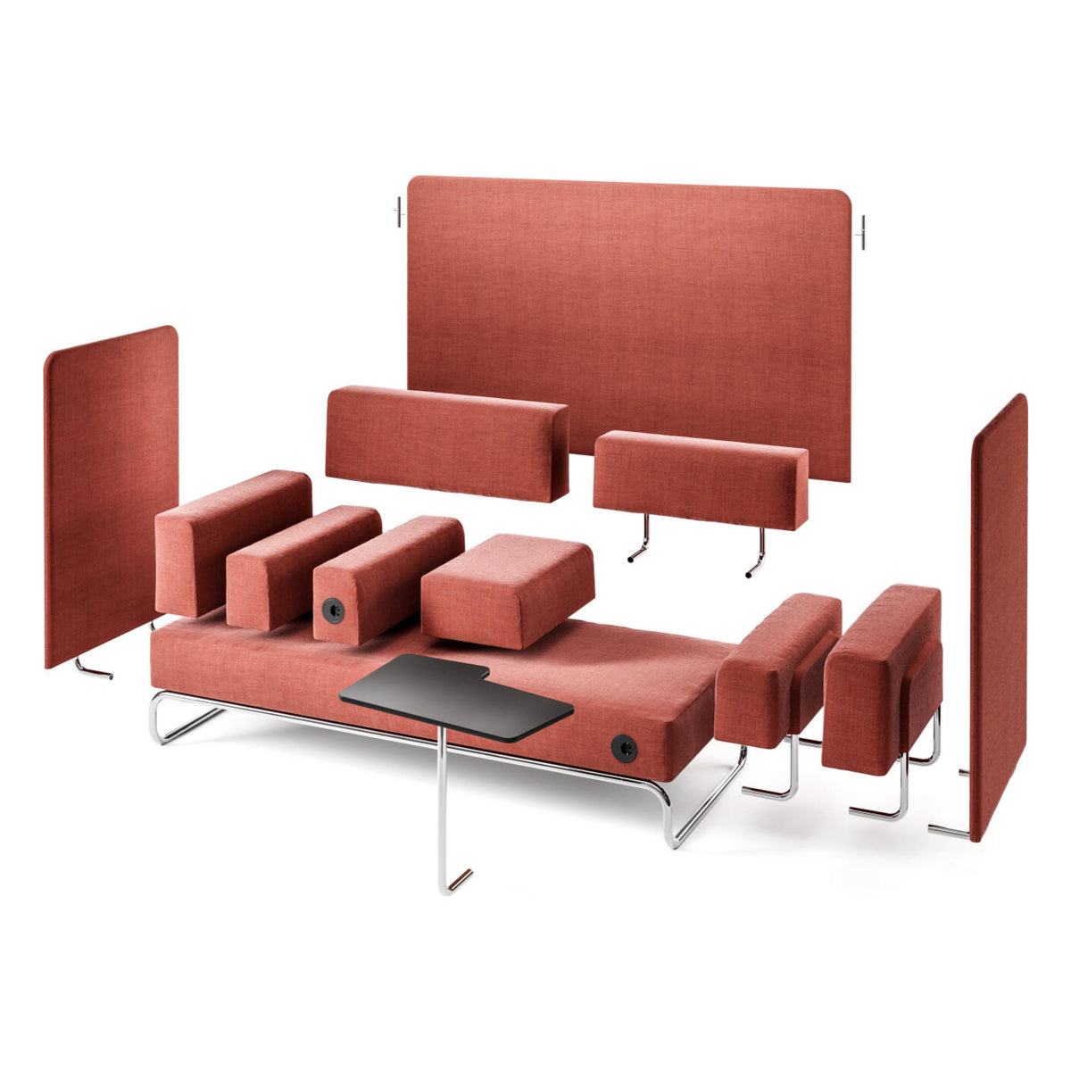 Thonet S 5000 puter og paneler