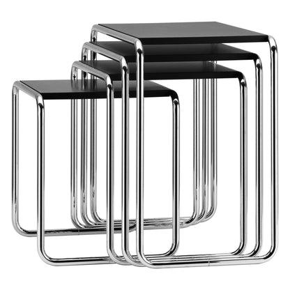 Thonet B 9 settbord i sort