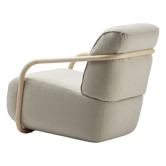 Thonet 2001 lenestol i lys stoff