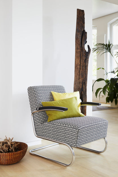 Thonet S 411 i mønstret stoff