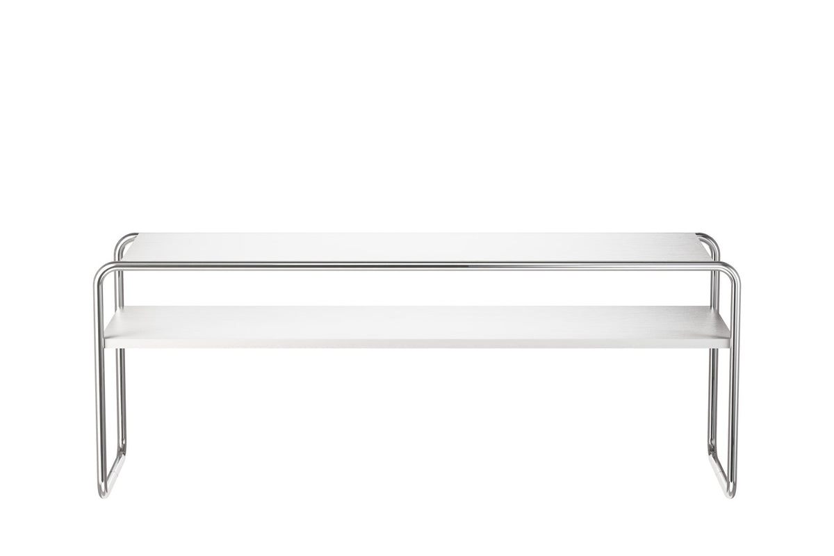 Thonet B 10/1 i hvitt med hylle
