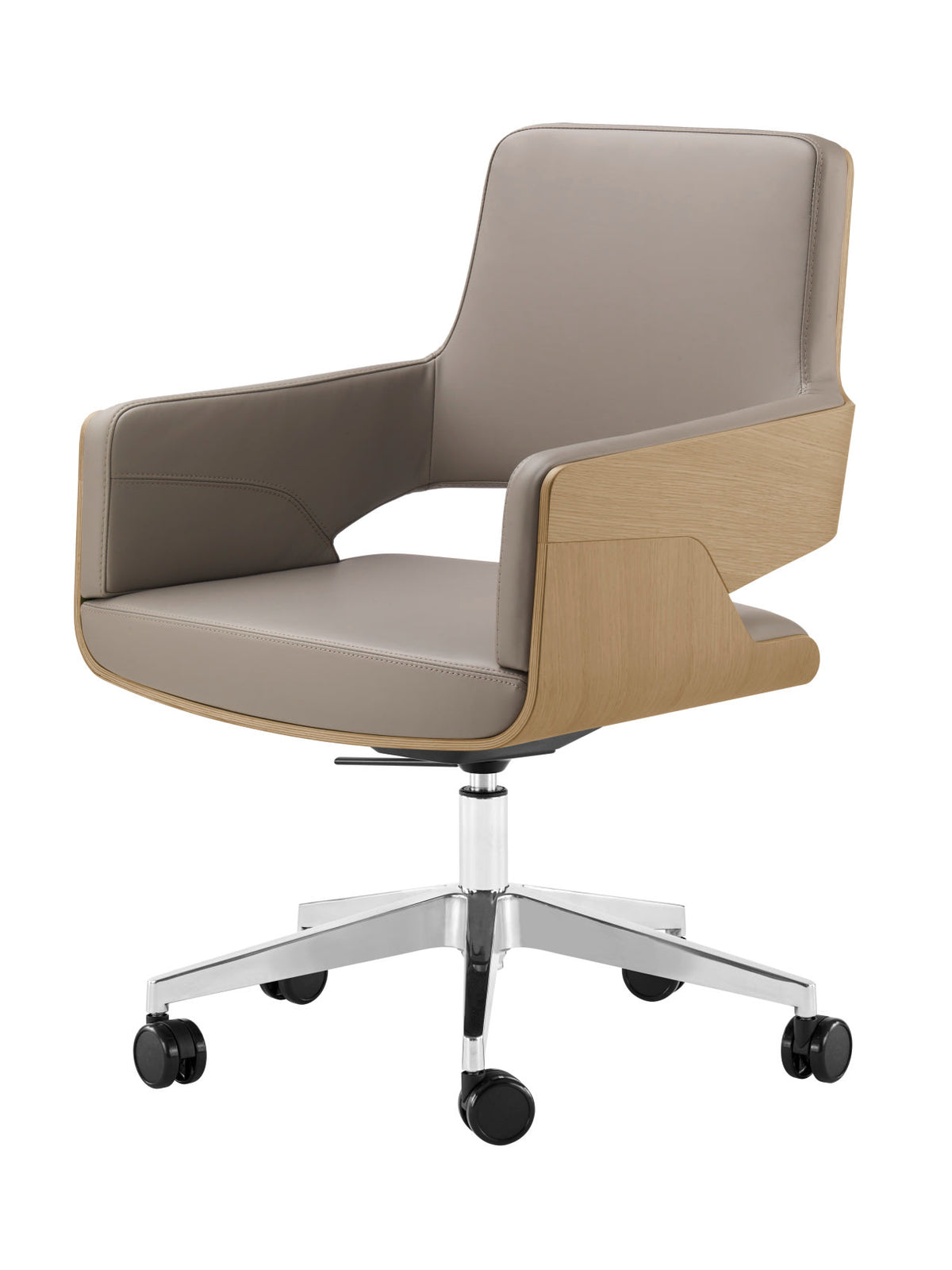 Thonet S 845 DRW i skinn