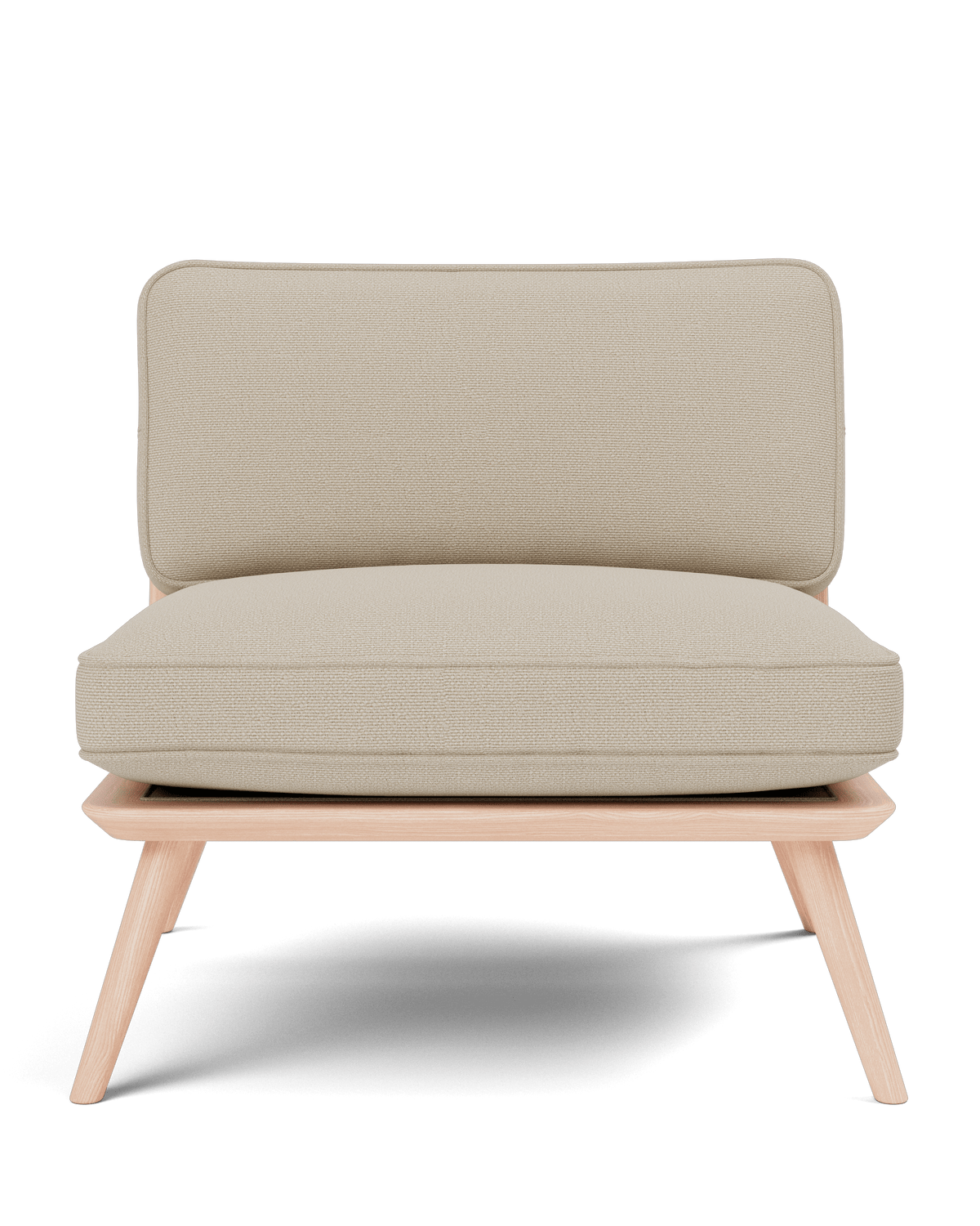 Fredericia Spine Lounge Chair lenestol. Velg tekstil og treverk.