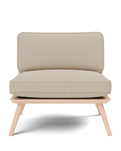 Fredericia Spine Lounge Chair lenestol. Velg tekstil og treverk.
