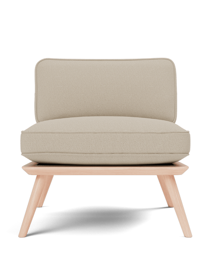 Fredericia Spine Lounge Chair Petit lenestol. Velg tekstil og treverk.