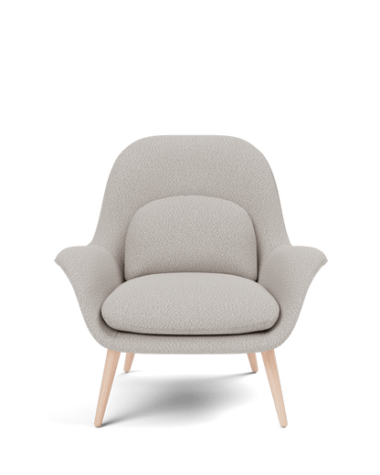 Fredericia Swoon Lounge Armchair trestell. Velg tekstil.
