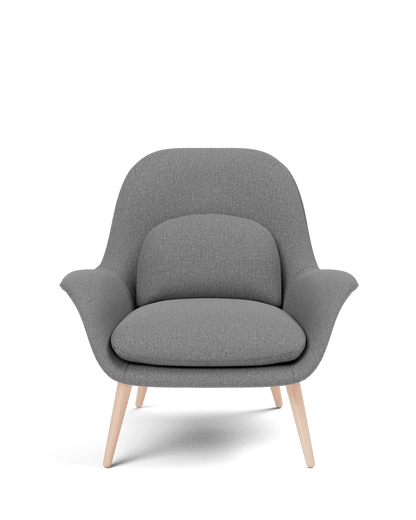 Fredericia Swoon Lounge Armchair trestell. Velg tekstil.