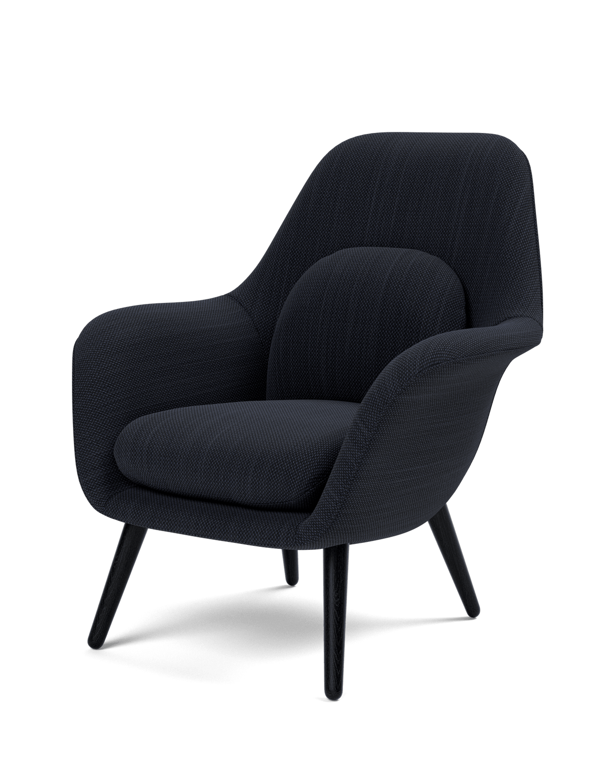 Fredericia Swoon Lounge Petit Armchair trestell. Velg tekstil