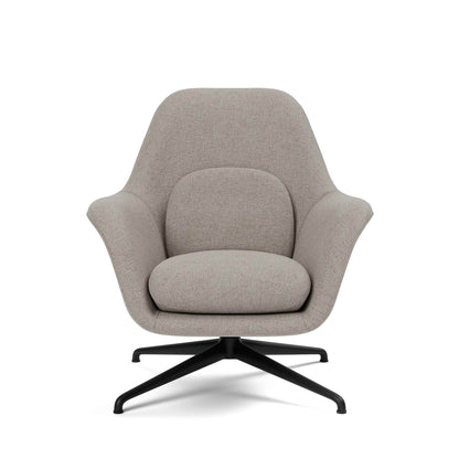 Fredericia Swoon Lounge Petit Armchair dreiefot. Velg tekstil