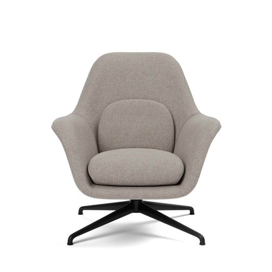 Fredericia Swoon Lounge Petit Armchair dreiefot. Velg tekstil