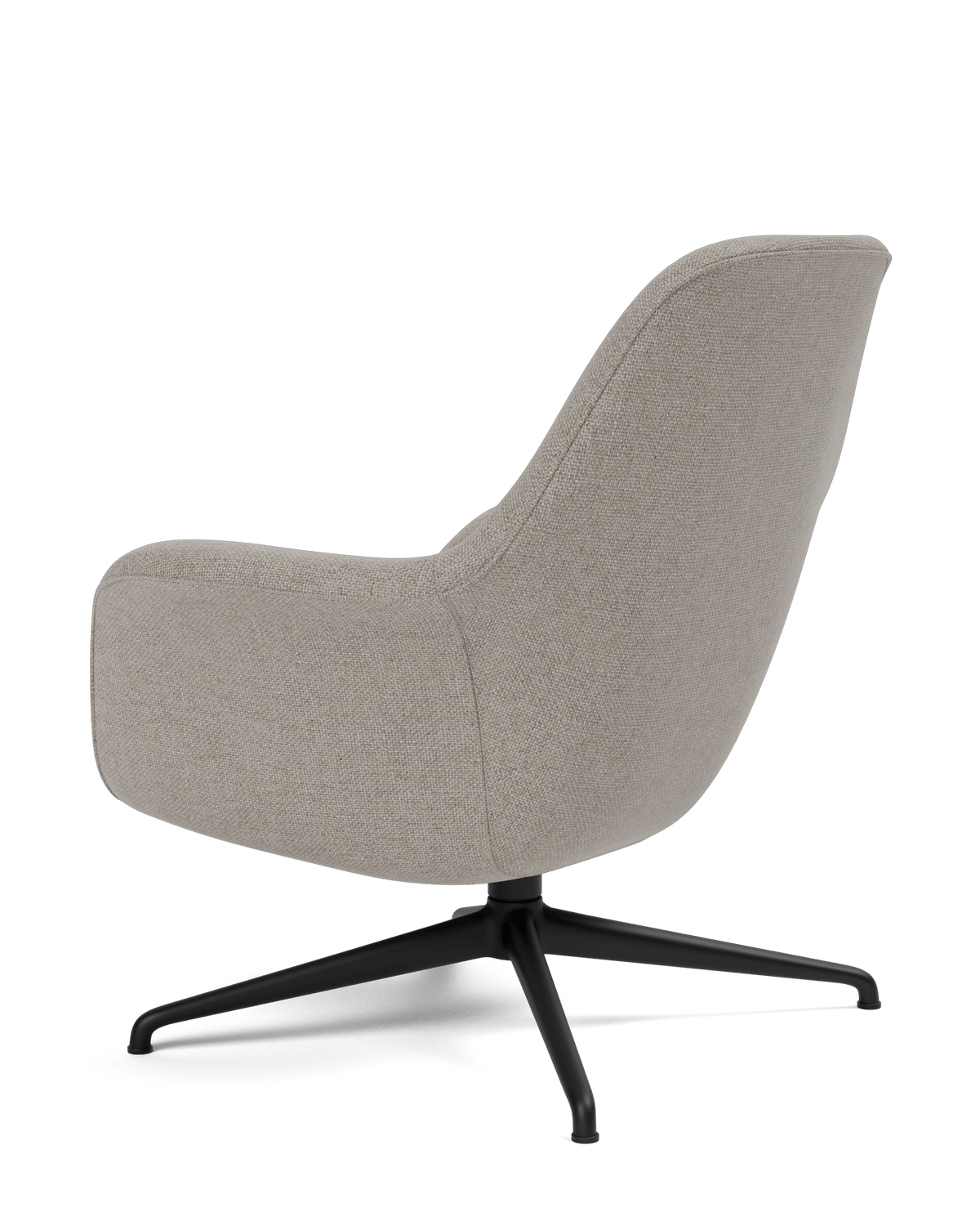 Fredericia Swoon Lounge Petit Armchair dreiefot. Velg tekstil