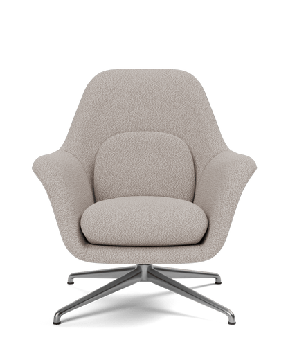 Fredericia Swoon Lounge Petit Armchair dreiefot. Velg tekstil.