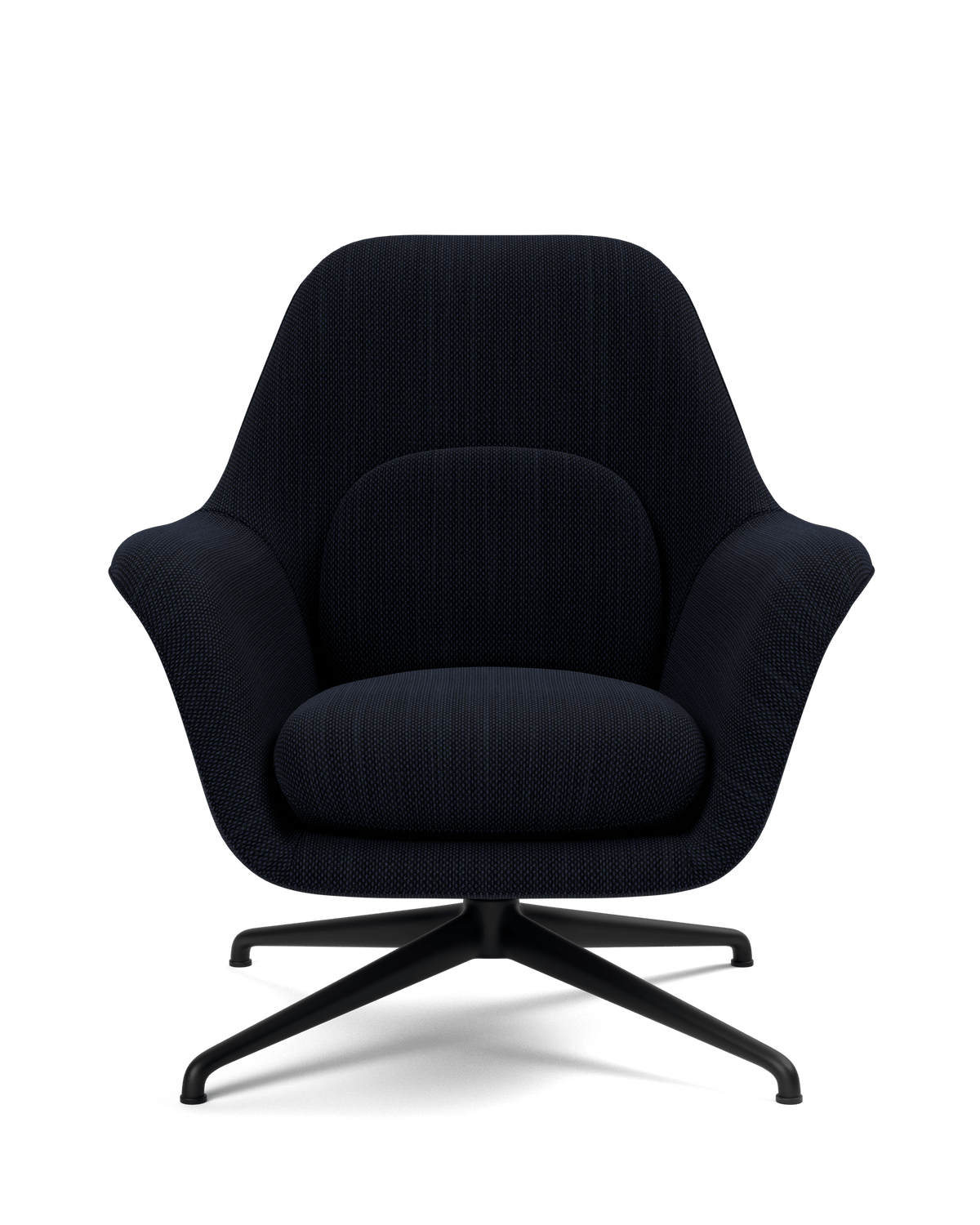Fredericia Swoon Lounge Petit Armchair dreiefot. Velg tekstil