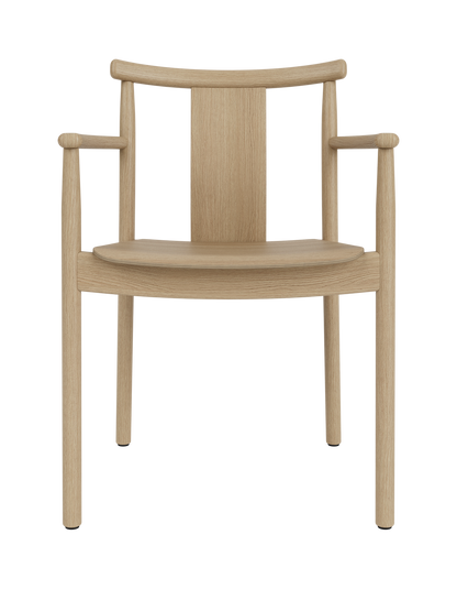 Audo Copenhagen Merkur Dining Chair spisestol, uten polstring. Velg treverk og armlener
