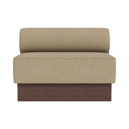 Audo Copenhagen Eave Dining Sofa spisesofa, åpen seksjon 110 cm. Velg tekstil og understell