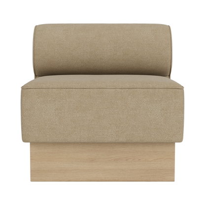 Audo Copenhagen Eave Dining Sofa spisesofa, åpen seksjon 80 cm. Velg tekstil og understell