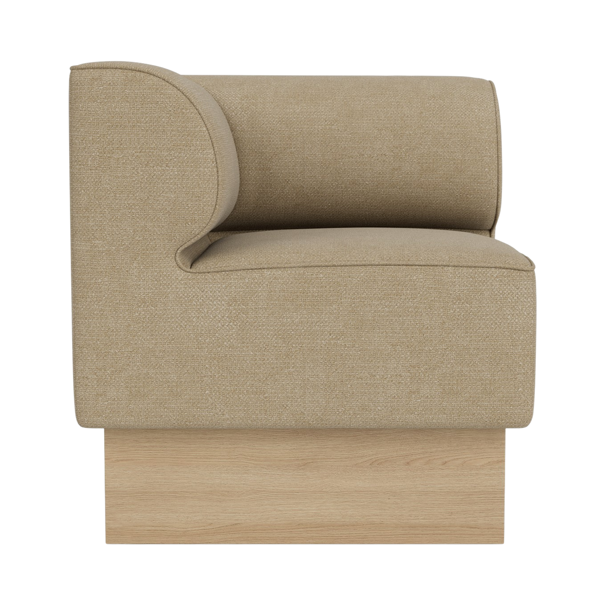 Audo Copenhagen Eave Dining Sofa spisesofa, hjørnemodul. Velg tekstil og understell