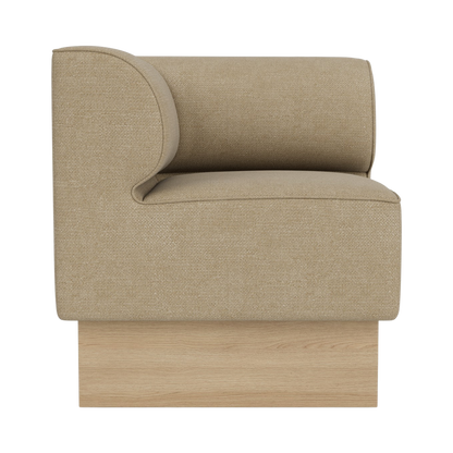 Audo Copenhagen Eave Dining Sofa spisesofa, hjørnemodul. Velg tekstil og understell