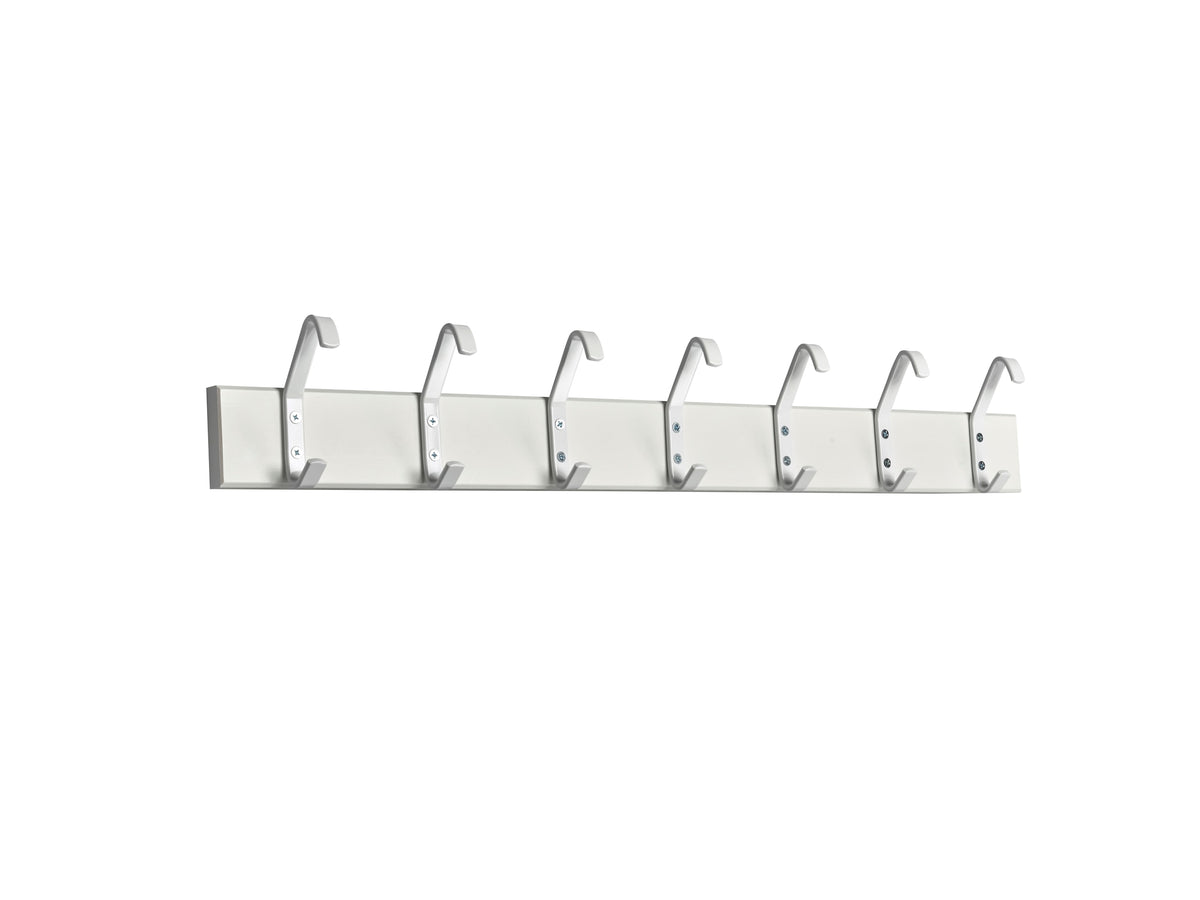 Essem Design Kroklist 2 knaggrekke – hvite kroker. Velg farge og lengde.