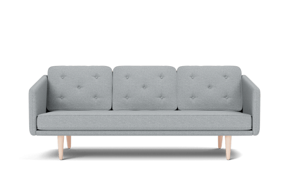 Fredericia No. 1 Sofa 206 cm, 3-seter. Velg tekstil og treverk.