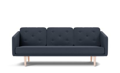 Fredericia No. 1 Sofa 206 cm, 3-seter. Velg tekstil og treverk.