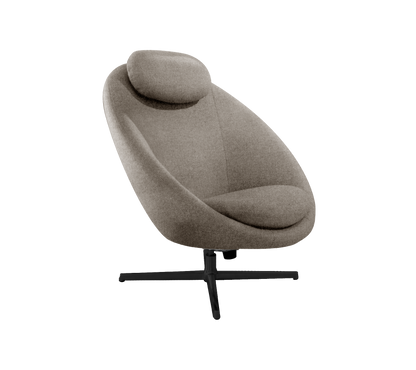 Cane-line Pace loungestol inkl. nakkepute – Light brown, Essence / Black, aluminium