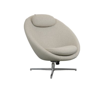 Cane-line Pace loungestol inkl. nakkepute – Desert sand, Rise / Polert, aluminium