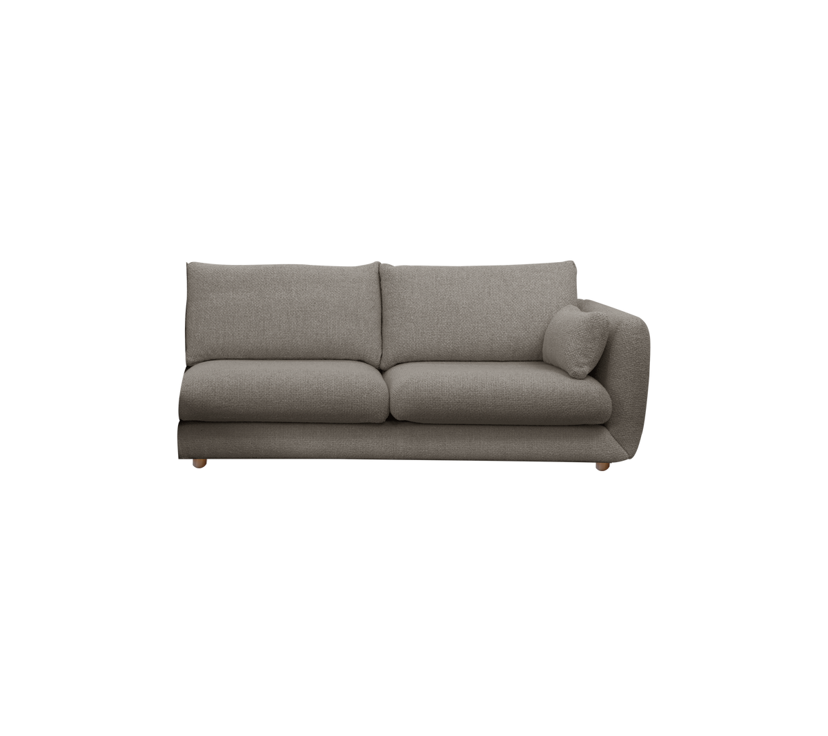 Cane-line Bloom 2-seter sofamodul venstre m/teakbein, 185 cm – Light brown, Essence