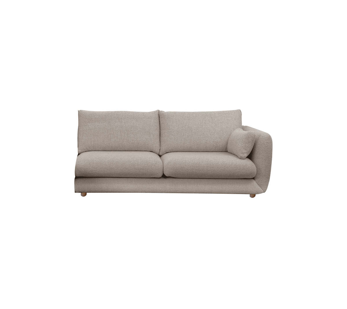 Cane-line Bloom 2-seter sofamodul venstre m/teakbein, 185 cm