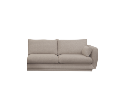 Cane-line Bloom 2-seter sofamodul venstre m/sokkel, 185 cm