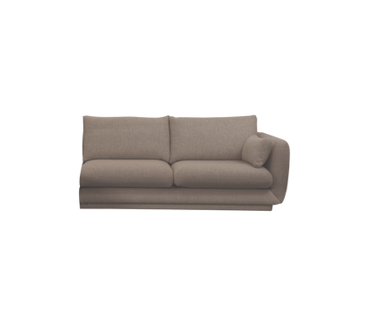 Cane-line Bloom 2-seter sofamodul venstre m/sokkel, 185 cm