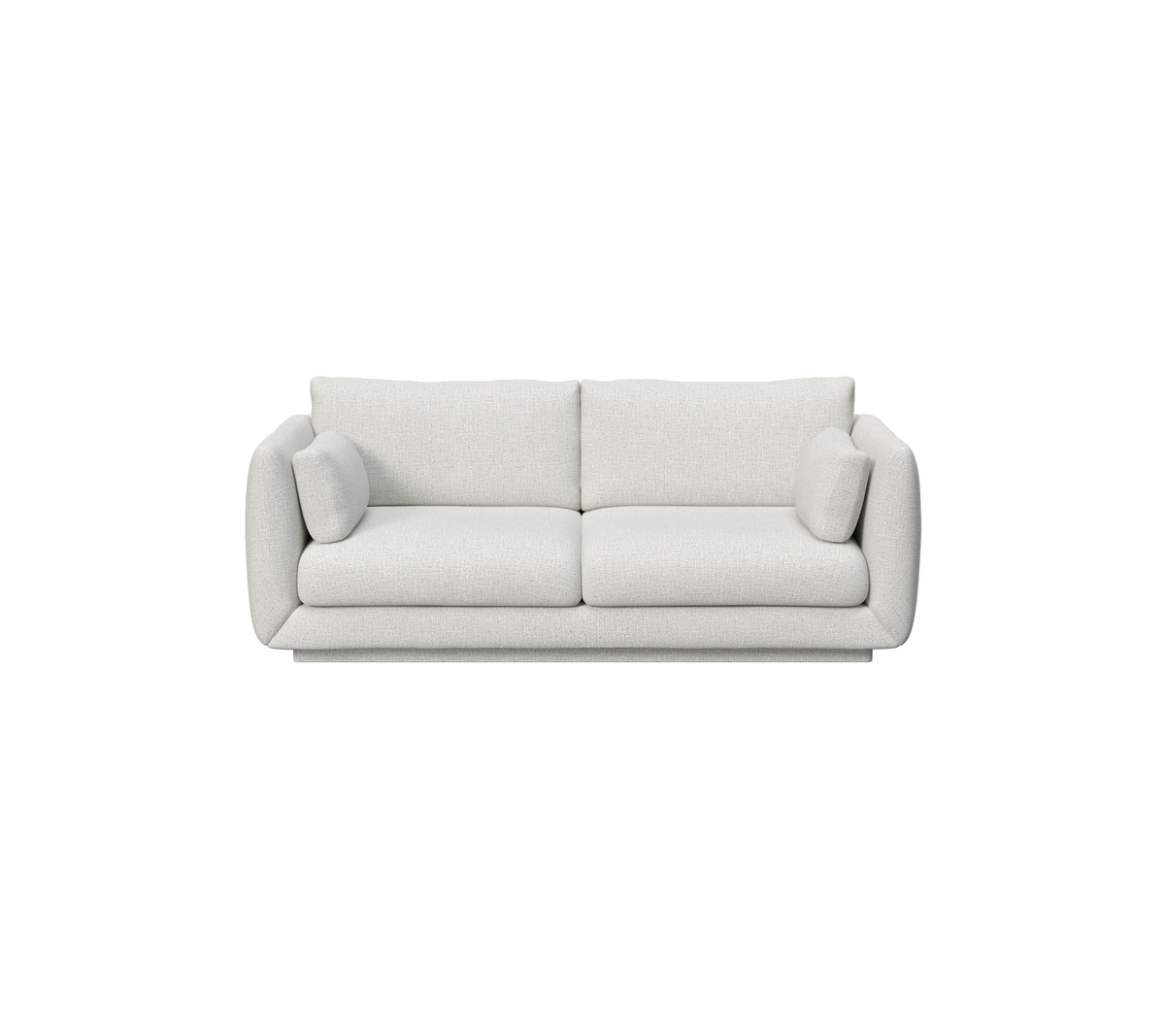 Cane-line Bloom 2-seter sofa m/sokkel, 205 cm – Light grey, Ambience