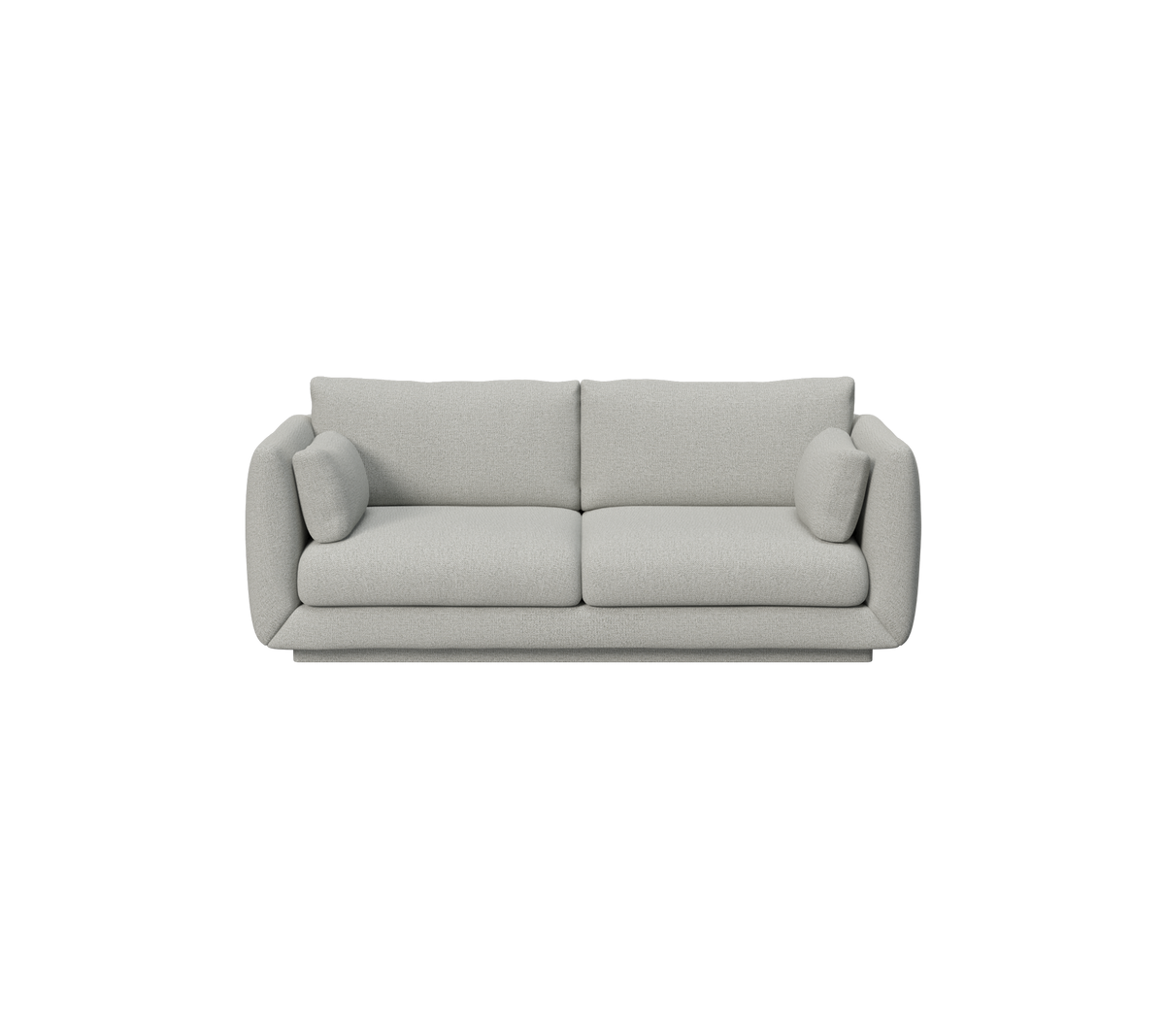 Cane-line Bloom 2-seter sofa m/sokkel, 205 cm – Light grey, Essence