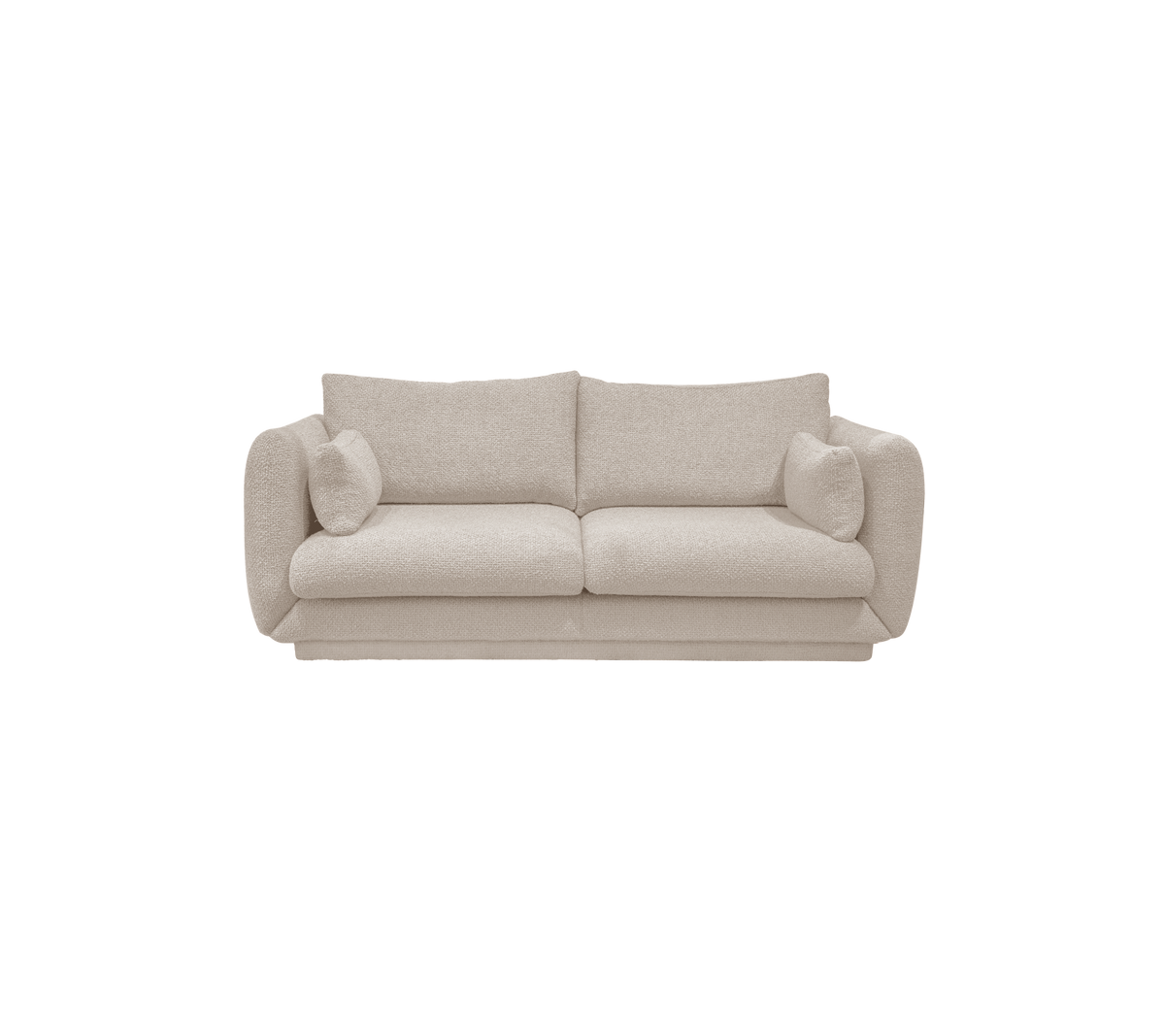Cane-line Bloom 2-seter sofa m/sokkel, 205 cm – Sand, Emmi