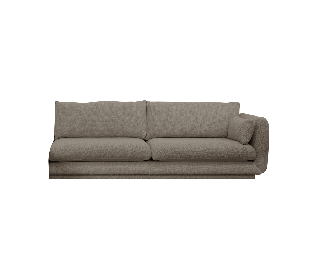 Cane-line Bloom 3-seter sofamodul venstre m/sokkel, 240 cm