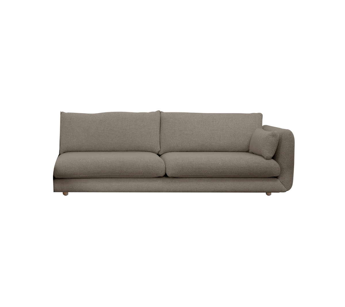 Cane-line Bloom 3-seter sofamodul venstre m/teakbein, 240 cm