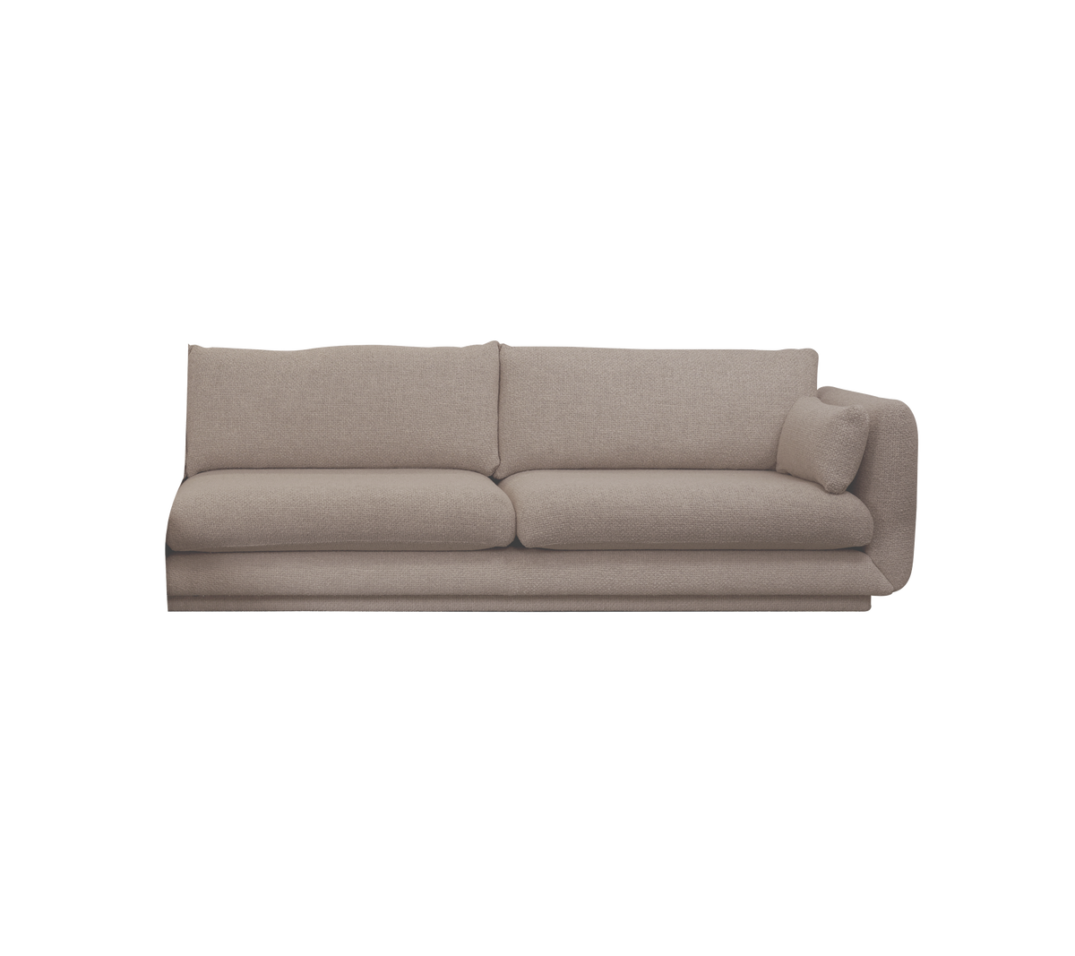 Cane-line Bloom 3-seter sofamodul venstre m/sokkel, 240 cm