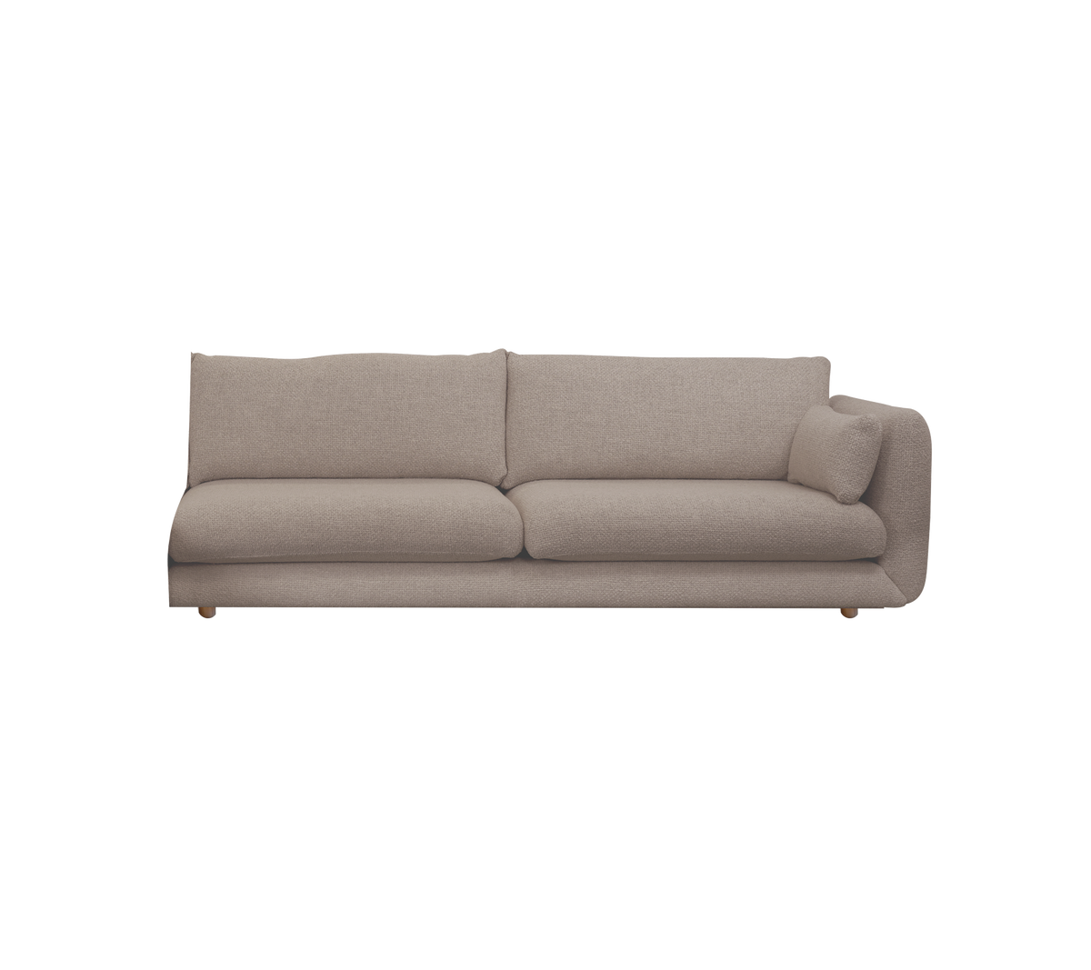 Cane-line Bloom 3-seter sofamodul venstre m/teakbein, 240 cm