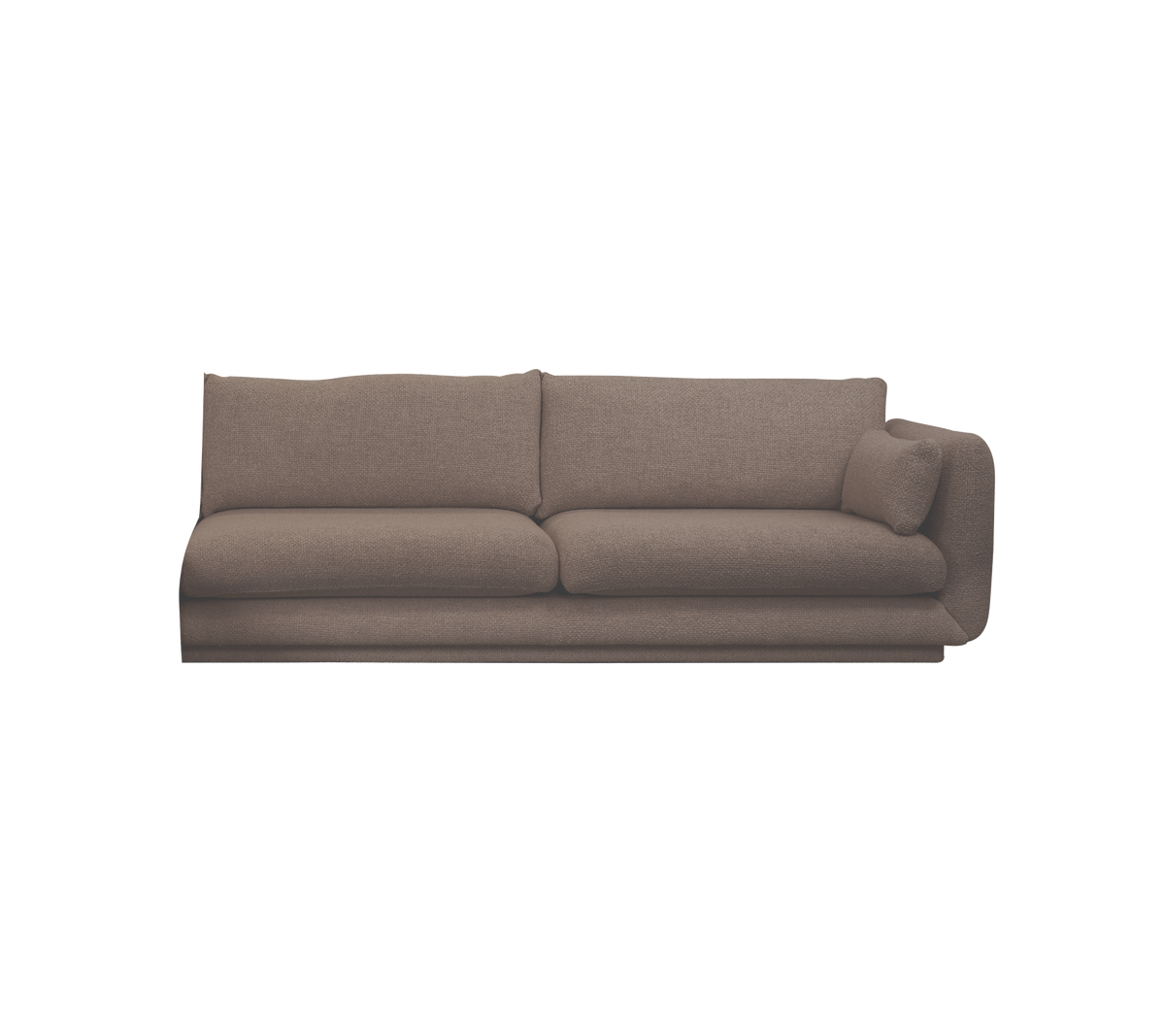 Cane-line Bloom 3-seter sofamodul venstre m/sokkel, 240 cm