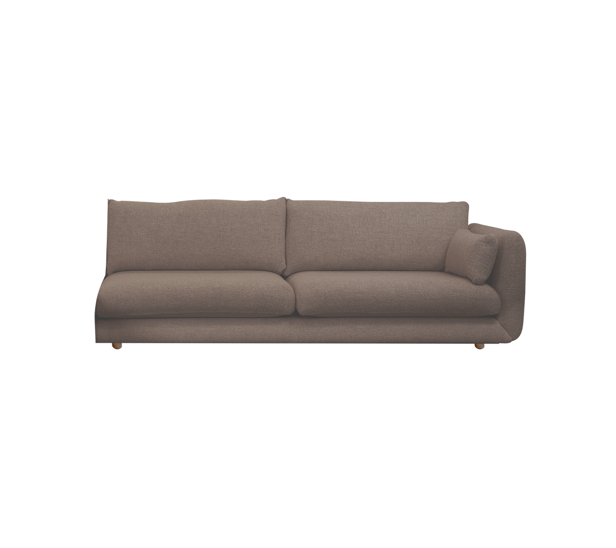 Cane-line Bloom 3-seter sofamodul venstre m/teakbein, 240 cm