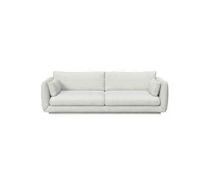 Cane-line Bloom 3-seter sofa m/sokkel, 250 cm – Light grey, Ambience