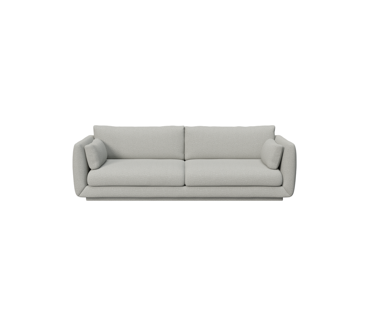 Cane-line Bloom 3-seter sofa m/sokkel, 250 cm – Light grey, Essence