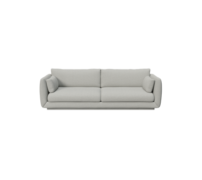 Cane-line Bloom 3-seter sofa m/sokkel, 250 cm – Light grey, Essence