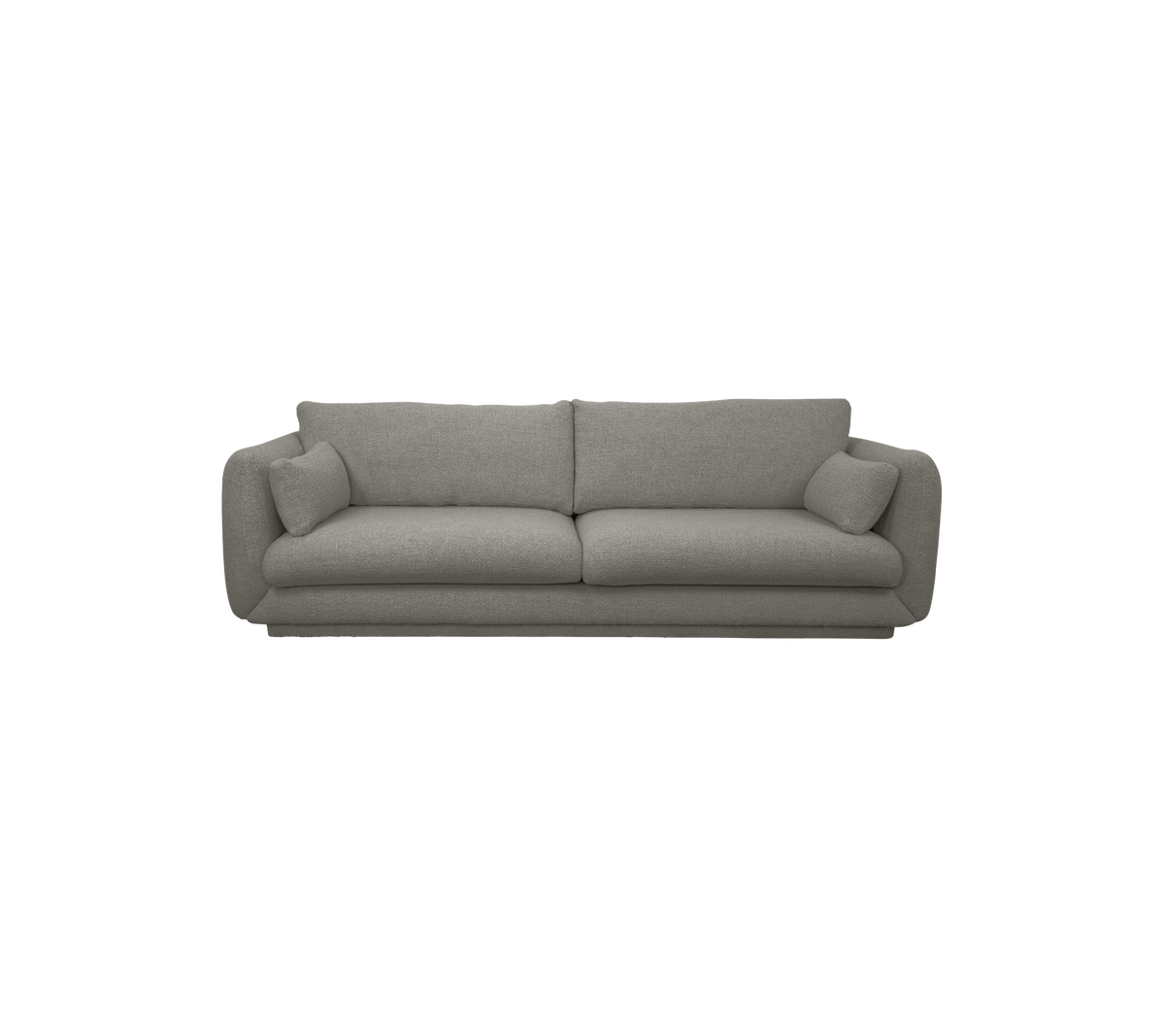 Cane-line Bloom 3-seter sofa m/sokkel, 250 cm – Grey, Essence