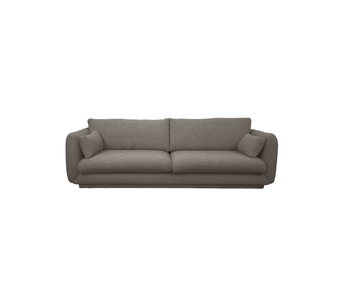Cane-line Bloom 3-seter sofa m/sokkel, 250 cm – Light brown, Essence