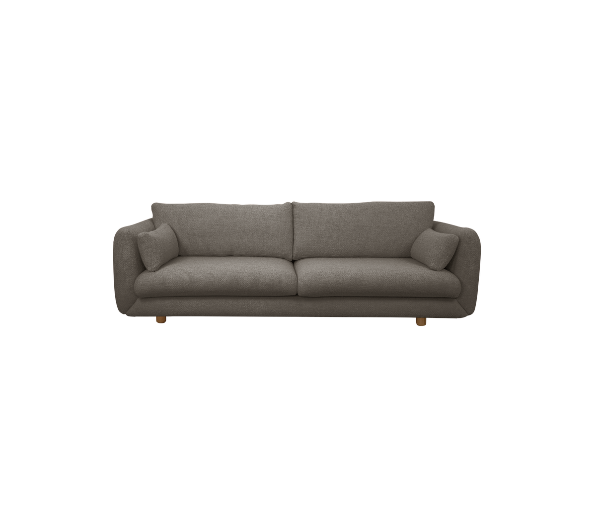 Cane-line Bloom 3-seter sofa m/teakbein, 250 cm – Light brown, Essence
