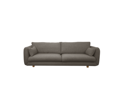 Cane-line Bloom 3-seter sofa m/teakbein, 250 cm – Light brown, Essence
