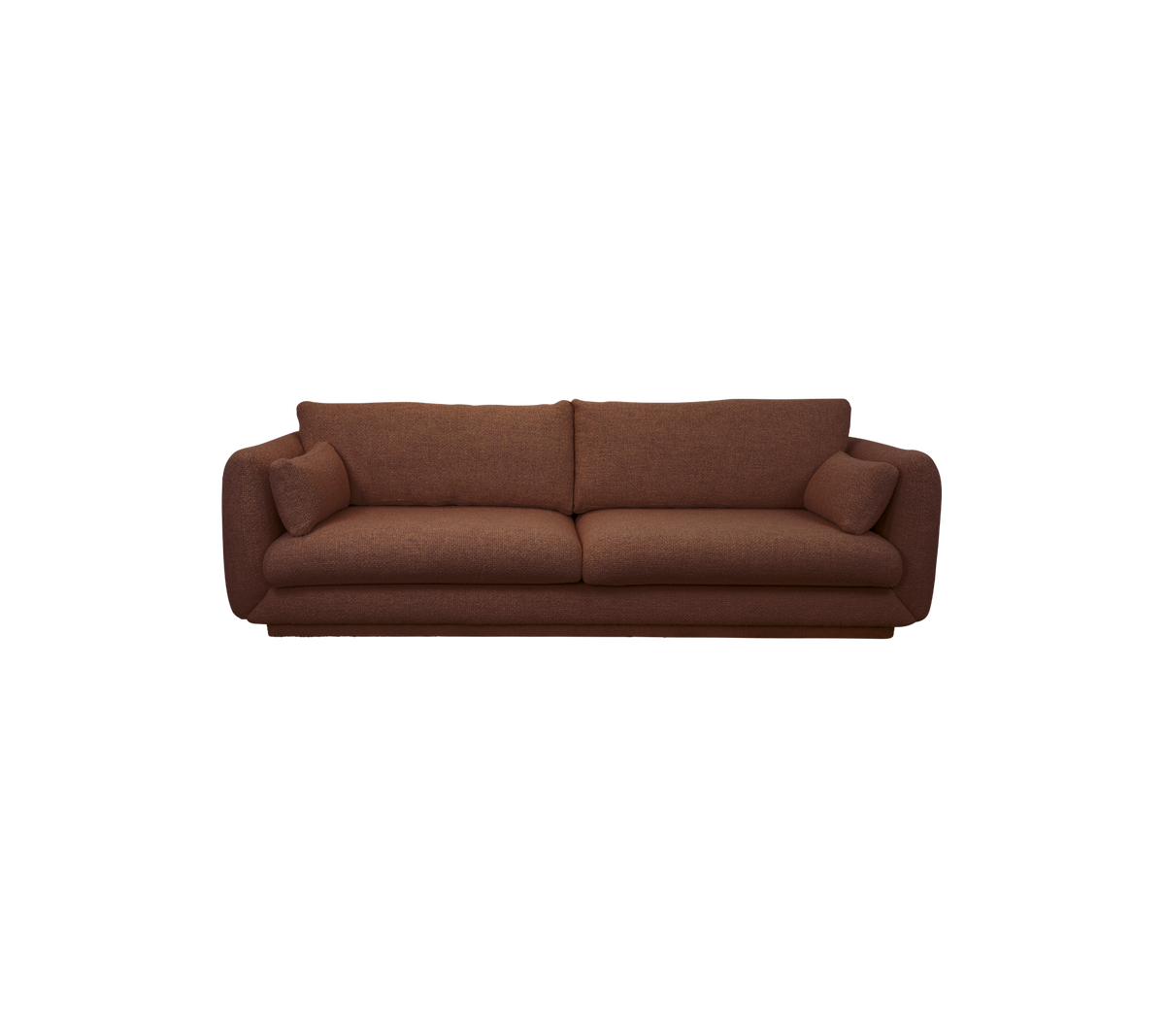 Cane-line Bloom 3-seter sofa m/sokkel, 250 cm – Desert red, Emmi