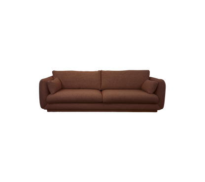 Cane-line Bloom 3-seter sofa m/sokkel, 250 cm – Desert red, Emmi